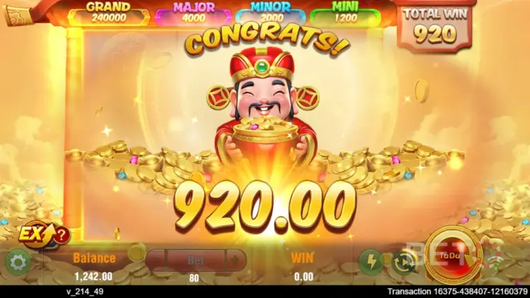 Tablero 3×3 de Money Pot de TaDa Gaming