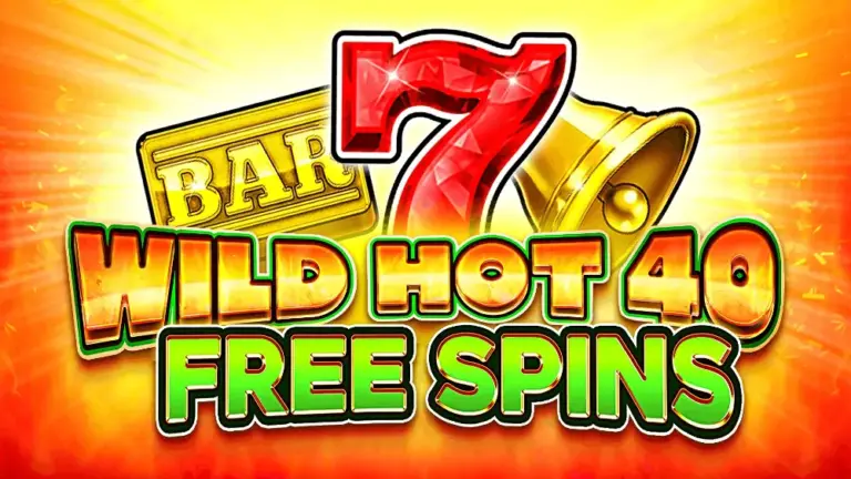 Rodillos de Wild Hot 40 con símbolos de frutas y sietes